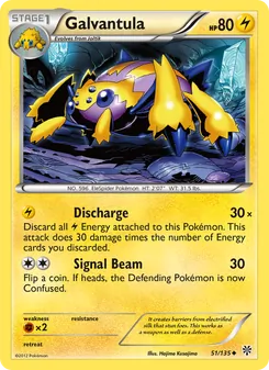 Galvantula, Plasma Storm No. 51 Normal