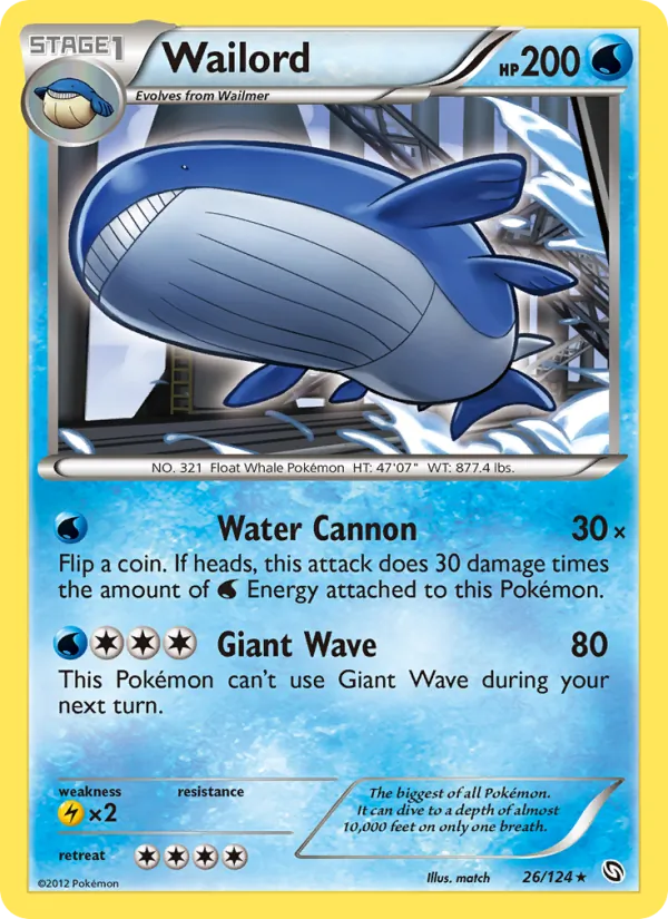 Wailord, Dragons Exalted No. 26