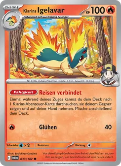 Klarins Igelavar, Ewige Rivalen Nº 033 Normal