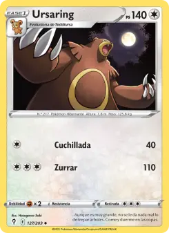 Ursaring, Cielos Evolutivos Nº 127 Normal