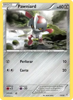 Pawniard, Kit de Entrenador XY (Bisharp) Nº 13 Normal