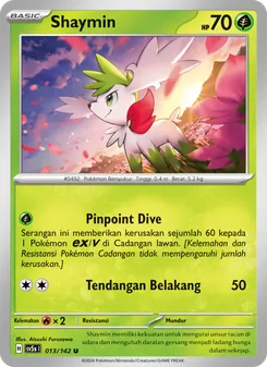 Shaymin, Paradoks Andalan No. 013 Normal