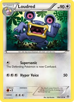Loudred, Plasma Storm No. 106 Normal