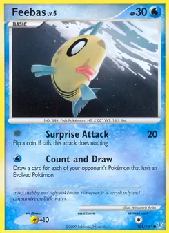 Feebas, Supreme Victors No. 104 Holo