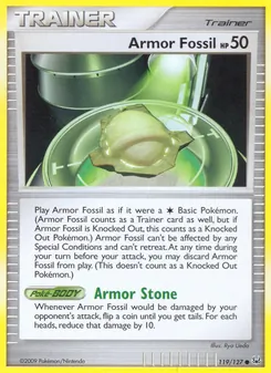 Armor Fossil, Platinum Nº 119 Normal