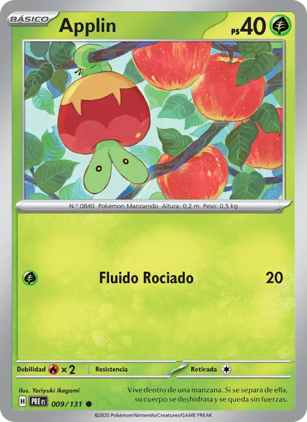 Applin, Evoluciones Prismáticas No. 009