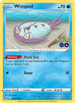 Wimpod, Pokémon GO Nº 025 Normal