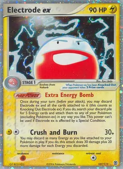 Electrode ex, FireRed & LeafGreen Nº 107 Holo