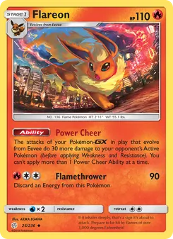Flareon, Cosmic Eclipse No. 25 Normal