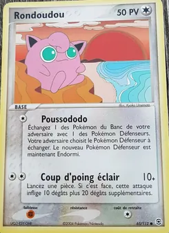 Rondoudou, EX Rouge Feu & Vert Feuille Nº 65 Normal