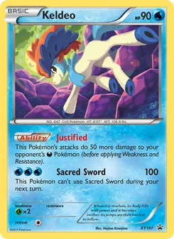 Keldeo, XY Black Star Promos No. XY191 Normal