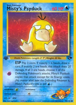Misty's Psyduck, Gym Challenge No. 90 Normal