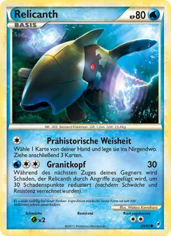 Relicanth, Ruf der Legenden Nº 69 Normal