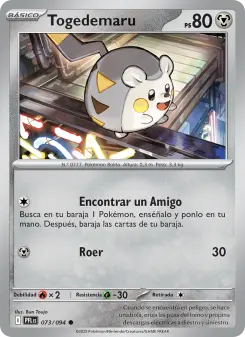Togedemaru, Fuegos Fantasmales No. 073 Normal