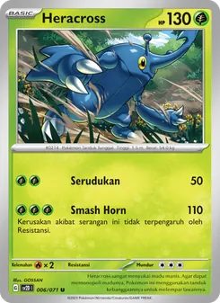 Heracross, Letusan Tanah Nº 006 Normal