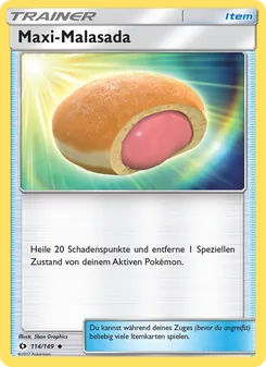 Maxi-Malasada, Sonne & Mond Nº 114 Normal