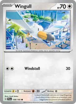 Wingull, Entwicklungen in Paldea No. 158 Normal