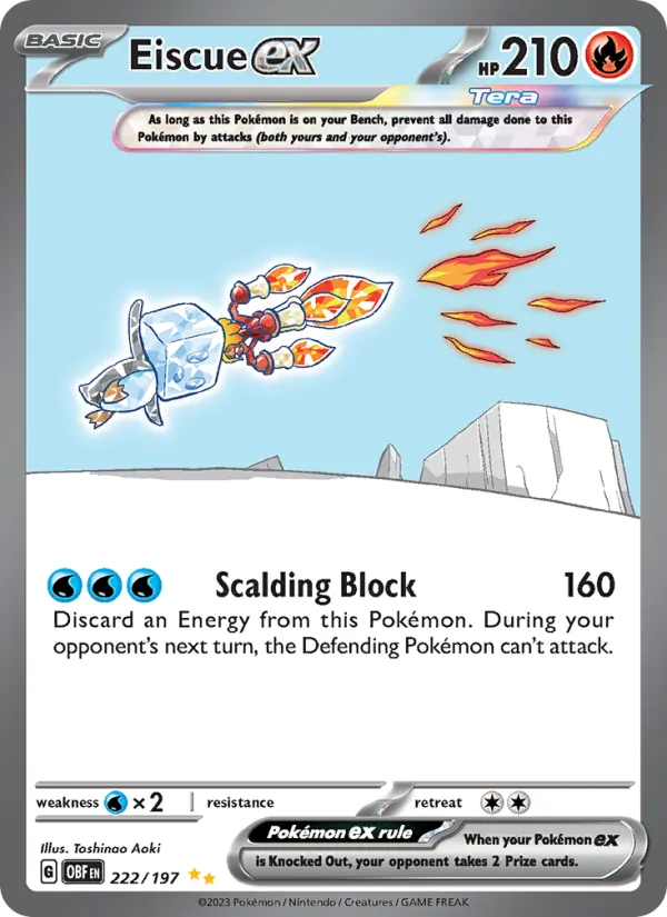 Eiscue ex, Obsidian Flames Nº 222