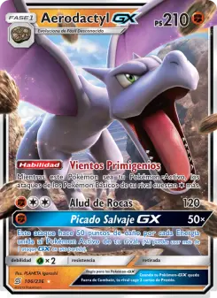 Aerodactyl GX, Mentes Unidas Nº 106 Normal