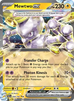 Mewtwo ex, Paradox Rift Nº 058 Holo