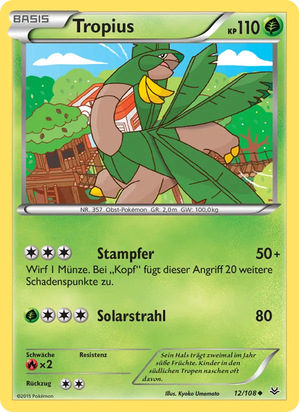 Tropius, Drachenleuchten No. 12