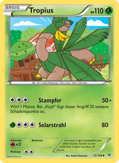 Tropius, Drachenleuchten No. 12 Normal