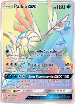 Palkia GX, Apocalisse Di Luce No. 132 Normal