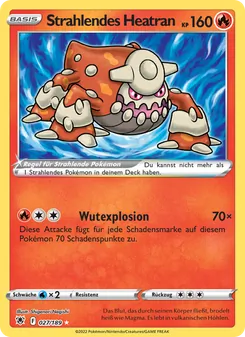 Strahlendes Heatran, Astralglanz Nº 027 Holo