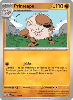 Primeape, Rivales Predestinados Nº 091 Normal