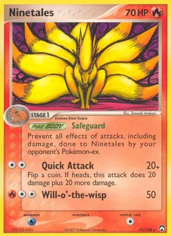 Ninetales, Power Keepers No. 19 Normal