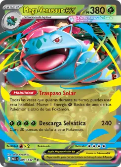 Mega Venusaur ex, Megaevolución No. 003 Holo