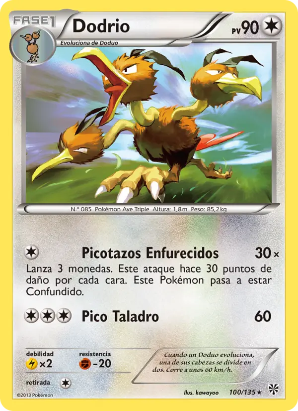 Dodrio, Tormenta Plasma Nº 100
