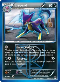 Liepard, Tormenta Plasma Nº 84 Normal
