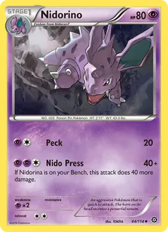 Nidorino, Steam Siege No. 44 Normal