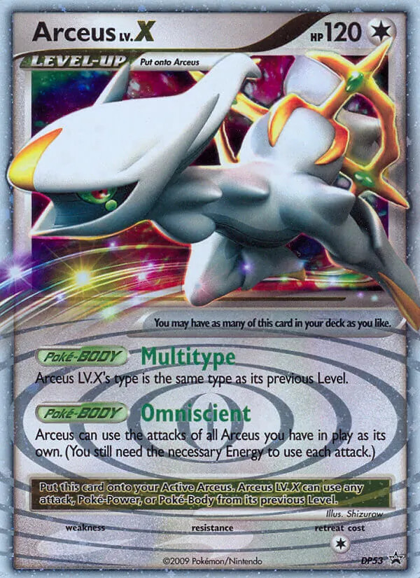Arceus, DP Black Star Promos Nº DP53