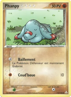 Phanpy, EX Fantômes Holon Nº 75 Normal