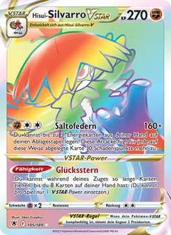 Hisui-Silvarro VSTAR, Astralglanz Nº 195 Holo