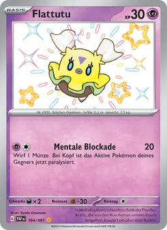 Flattutu, Paldeas Schicksale No. 164 Holo