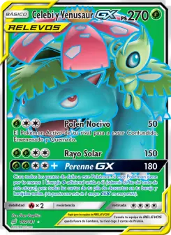 Celebi y Venusaur GX, Union de Aliados No. 159 Normal