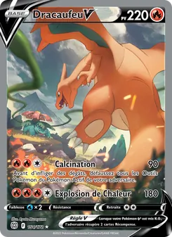 Dracaufeu V, Stars Étincelantes Nº 154 Holo