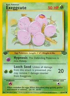 Exeggcute, Jungle No. 52 Normal