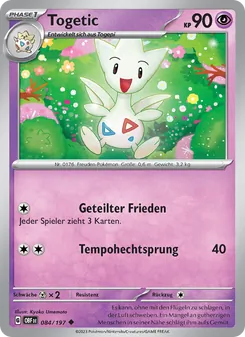 Togetic, Obsidian Flammen Nº 084 Normal