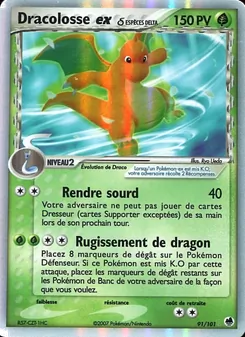 Dracolosse ex δ, EX Île des Dragons No. 91 Holo