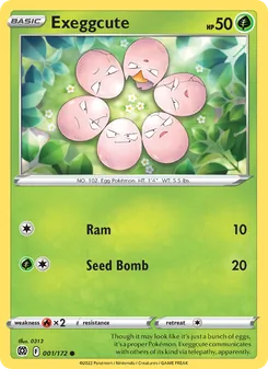 Exeggcute, Brilliant Stars No. 001 Normal
