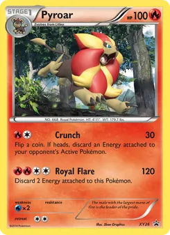 Pyroar, XY Black Star Promos No. XY26 Normal