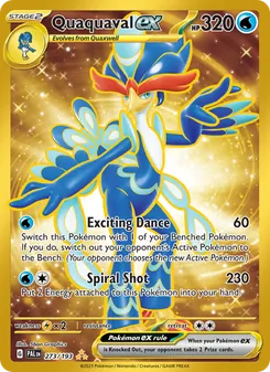 Quaquaval ex, Paldea Evolved No. 273 Holo