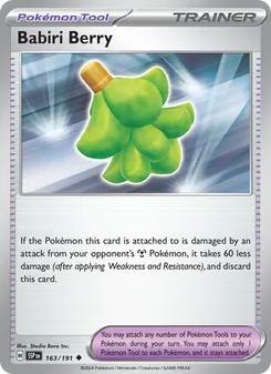 Babiri Berry, Surging Sparks Nº 163 Normal