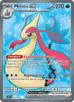 Milotic-ex, Stürmische Funken No. 217 Holo