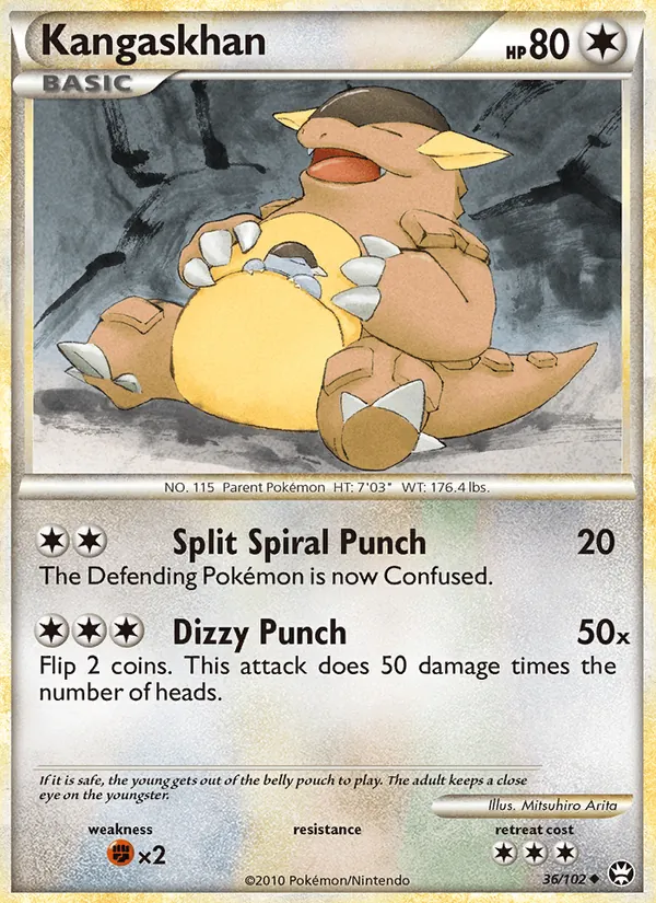 Kangaskhan, Triumphant No. 36
