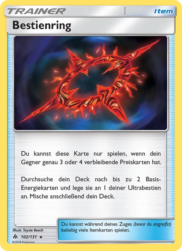 Bestienring, Grauen Der Lichtfinsternis No. 102